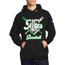 Load image into Gallery viewer, Aces White Wording All Over Print Hoodie for Men (USA Size) (Model H13)