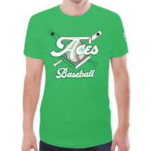Load image into Gallery viewer, Aces Green Custom Back New All Over Print T-shirt for Men (Model T45)
