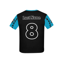 Load image into Gallery viewer, Gamblers Youth Shirt 4 Kids' Mesh Cloth T-Shirt with Solid Color Neck (Model T40)