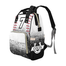 Load image into Gallery viewer, South Baseball Multi-Function Diaper Backpack/Diaper Bag (Model 1688)