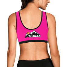 Load image into Gallery viewer, Altitude Sports Bra Pink Women's All Over Print Sports Bra (Model T52)