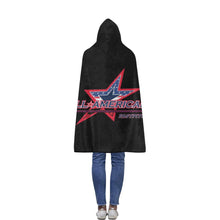 Load image into Gallery viewer, All American Hooded blanket Custom 2 Flannel Hooded Blanket 40''x50''