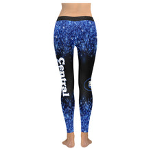 Load image into Gallery viewer, Central Wildcats Leggings 3 Women's Low Rise Leggings (Invisible Stitch) (Model L05)