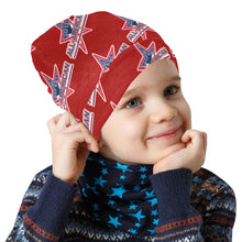 Load image into Gallery viewer, All American Beanie Pattern Red Y All Over Print Beanie for Kids