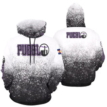 Load image into Gallery viewer, PS B/W L All Over Print Hoodie for Men (USA Size) (Model H13)