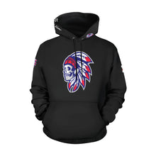 Load image into Gallery viewer, Tribe Black Mom Hoodie All Over Print Hoodie for Women (USA Size) (Model H13)