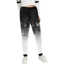 Load image into Gallery viewer, Unisex b/w south volleyball Unisex All Over Print Sweatpants (Model L11)
