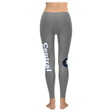 Load image into Gallery viewer, Central Wildcats Leggings 4 Women's Low Rise Leggings (Invisible Stitch) (Model L05)
