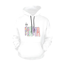 Load image into Gallery viewer, Dog Mama Back Paws/Pics on back All Over Print Hoodie for Women (USA Size) (Model H13)