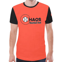 Load image into Gallery viewer, Chaos Baseball Dad New All Over Print T-shirt for Men (Model T45)