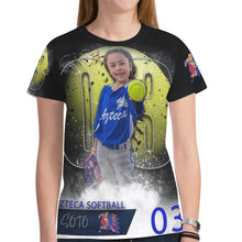 Load image into Gallery viewer, MYA New All Over Print T-shirt for Women (Model T45)
