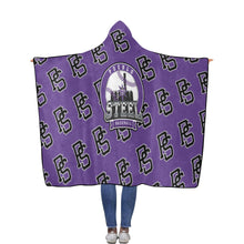 Load image into Gallery viewer, PS Blanket 4 Flannel Hooded Blanket 56''x80''