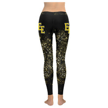 Load image into Gallery viewer, EE A leg 1 Women's Low Rise Leggings (Invisible Stitch) (Model L05)