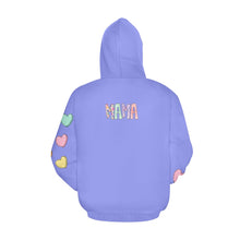 Load image into Gallery viewer, Mama Purple All Over Print Hoodie for Women (USA Size) (Model H13)