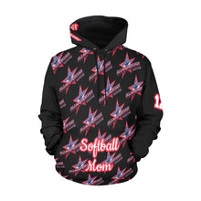 Load image into Gallery viewer, All American Mom Hoodie Full Custom All Over print All Over Print Hoodie for Women (USA Size) (Model H13)