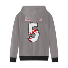 Load image into Gallery viewer, Tribe Baseball Grey n Kids' All Over Print Hoodie (Model H38)