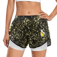 Load image into Gallery viewer, EE A short Women's Sports Shorts with Compression Liner (Model L63)