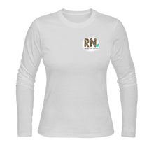 Load image into Gallery viewer, RN Nursing G Sunny Women's T-shirt (long-sleeve) (Model T07)