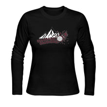 Load image into Gallery viewer, Crusher Longsleeve Women Black Sunny Women's T-shirt (long-sleeve) (Model T07)