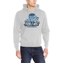 Load image into Gallery viewer, 50/50 PW Cheer Grey Heavy Blend Hooded Sweatshirt