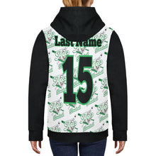 Load image into Gallery viewer, Aces Fleece Lined Women's Long Sleeve Fleece Hoodie (Model H55)