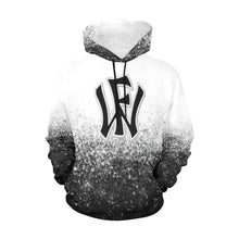 Load image into Gallery viewer, Wow Force Black/White No Cusomization All Over Print Hoodie for Women (USA Size) (Model H13)