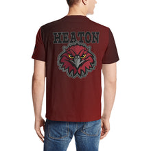 Load image into Gallery viewer, Fade Maroon Name Men's All Over Print T-Shirt (Random Design Neck) (Model T63)