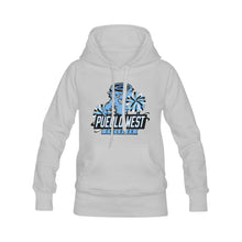 Load image into Gallery viewer, 50/50 PW Cheer Grey Heavy Blend Hooded Sweatshirt