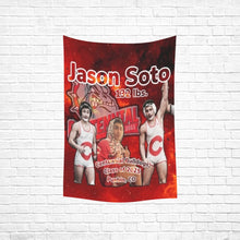 Load image into Gallery viewer, Jason Tapestry Polyester Peach Skin Wall Tapestry 40"x 60"