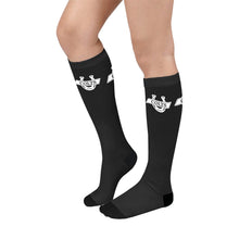 Load image into Gallery viewer, South Black Socks Over-The-Calf Socks