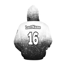 Load image into Gallery viewer, Crusher Women with Number/Name All Over Print Hoodie for Women (USA Size) (Model H13)