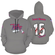Load image into Gallery viewer, Tribe Black Mom Hoodie d All Over Print Hoodie for Women (USA Size) (Model H13)