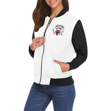 Load image into Gallery viewer, women hf bomber All Over Print Bomber Jacket for Women (Model H19)