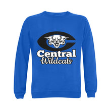 Load image into Gallery viewer, Central Wildcats Crewneck 5 Blue Gildan Crewneck Sweatshirt(NEW) (Model H01)