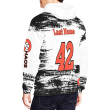Load image into Gallery viewer, Chaos Custom Black/White All Over Print Hoodie for Men (USA Size) (Model H13)