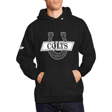 Load image into Gallery viewer, South Universal Hoodie Black/black Name/Number All Over Print Hoodie for Men (USA Size) (Model H13)