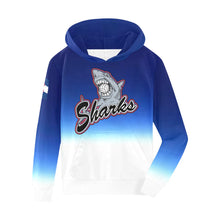 Load image into Gallery viewer, SHARKS YOUTH HOODIE Kids' All Over Print Hoodie (Model H38)