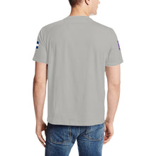 Load image into Gallery viewer, PS grey SHIRT2 Men's All Over Print T-Shirt (Solid Color Neck) (Model T63)