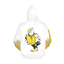 Load image into Gallery viewer, EAGLES 2 WHITE All Over Print Hoodie for Women (USA Size) (Model H13)
