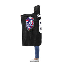 Load image into Gallery viewer, Tribe Hooded Blanket 2 Flannel Hooded Blanket 56''x80''