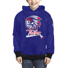 Load image into Gallery viewer, Tribe Baseball Blue F Kids' All Over Print Hoodie (Model H38)