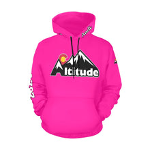 Load image into Gallery viewer, Altitude Hoodie Pink All Over Print Hoodie for Men (USA Size) (Model H13)