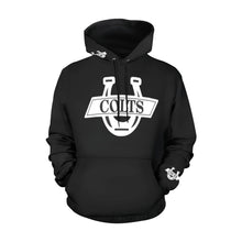 Load image into Gallery viewer, South U Black Name/Number All Over Print Hoodie for Women (USA Size) (Model H13)