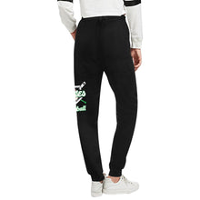 Load image into Gallery viewer, Unisex Aces Black Unisex All Over Print Sweatpants (Model L11)
