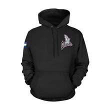 Load image into Gallery viewer, SHARKS WOMEN HOODIE All Over Print Hoodie for Women (USA Size) (Model H13)