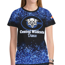 Load image into Gallery viewer, Central Dance Shirt 3 New All Over Print T-shirt for Women (Model T45)