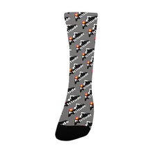 Load image into Gallery viewer, Altitude Sock Grey Custom Socks for Women