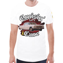 Load image into Gallery viewer, Cruisin' for Cure 2 White New All Over Print T-shirt for Men (Model T45)