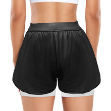 Load image into Gallery viewer, EE A Short 2 Women's Sports Shorts with Compression Liner (Model L63)