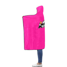 Load image into Gallery viewer, Altitude Hooded Blanket 1 Pink Flannel Hooded Blanket 56''x80''